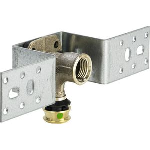 Montage-unit+SC-Contur RAXOFIX 16x1/2" brons / beugel staal verzinkt 5323