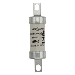 Zekering laagsp. 32A AC 500V BS88/A2 22x85 gM BS 3 VVE=20