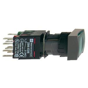 Drukknop Verlicht Verzonken Slot Ø16mm 24V G Harmony XB6