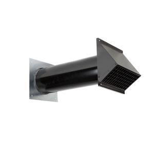 Vent.doorvoer gevel d250 zwart