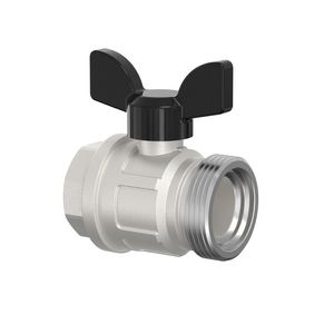 Kogelkraan vloerverw.verdeler recht 1" VVE=2