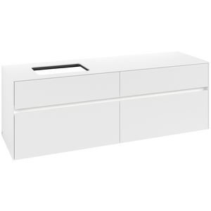 Wastafelonderkast Collaro 1600x548x500mm Wh.Matt C121B0MS