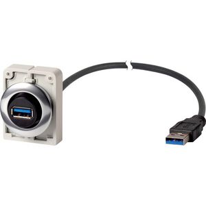 Frontelement +USB 3.0 met aansluitkabel 0,3m