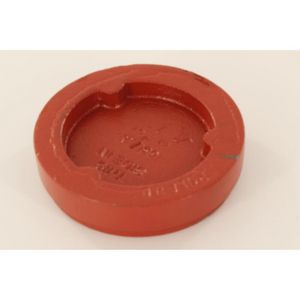 Eindkap groef 60 rood, 5"x139,7mm