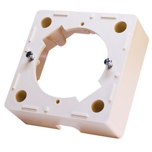 Opbouwrand voor Astro contactdozen wit
