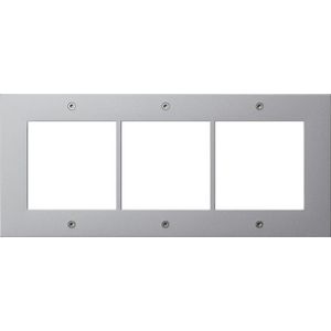 DesignAfdekraam 3-voudig deurstation OB Gira TX_44 kl.alum.
