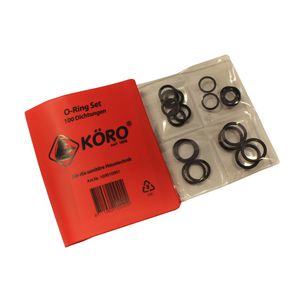 Assortiment rode boekje O-ringen 100 stuks