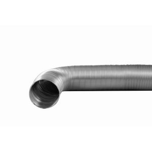 ALU semidec afvoerslang Ø127mm 1,5mtr.