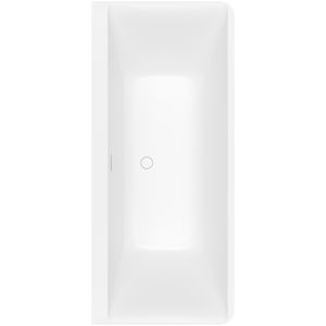 Back-to-wall bad 800x1800mm Stone White Subway 3.0 UBQ180SBW9CS00V-RW