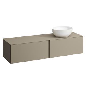 Onderbouwkast 1600X500 2x la cutout R Pearl Beige H4303530972701