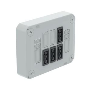 Stekerbare deksel voor kabeldozen 150x116x60 Poly lich