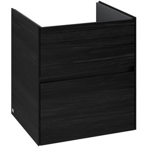 Wastafelonderkast Collaro 561x610x480mm Black Oak C142B0AB