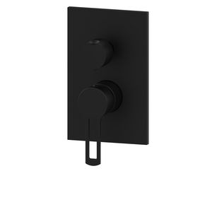 Inbouw RINGO bad/douchemengkraan mat zwart compl. m.omstel