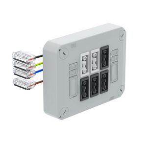 Stekerbare deksel voor kabeldozen 150x116x60 Poly lich