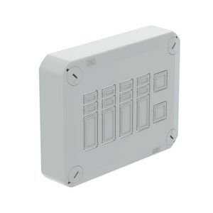 Stekerbare deksel voor kabeldozen leeg 150x116x39 Poly li