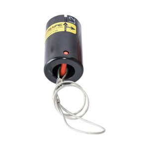 Water-/stofdichte kap Line Drain L2 zwart IP67 Powersafe