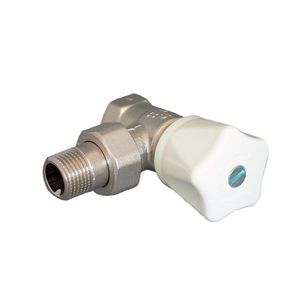 Radiatorafsluiter HR haaks 1/2