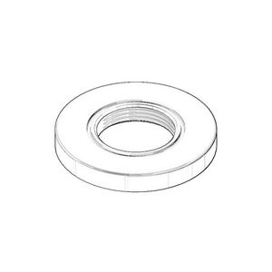 Rozet 70x9mm Mat Wit 092790002-10