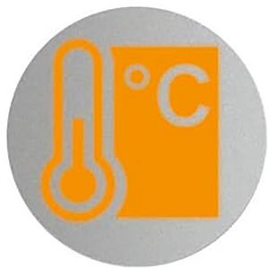 KNX priOn symbool temperatuur c-rvs (6353/40-860)
