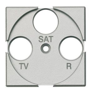 Afdekplaat R-TV-Sat 2 modulen Axolute Tech