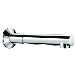 Set voet + 2 RVS uitlopen bevestiging op paneel