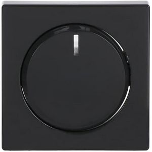 Centraalplaat + knop v draaidimmer f-antraciet