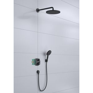 Croma inbouw doucheset 280S met ecostat S mat zwart incl. iBox