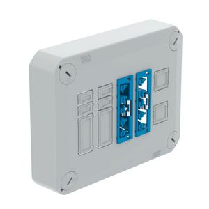 Stekerbare deksel voor kabeldozen 150x116x60 Poly lich