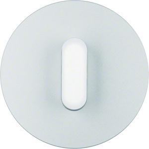 Afdekplaat+knevel Serie R.classic aluminium polarwit