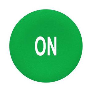 Kapje voor verzonken drukknop GroenON" VVE=10
