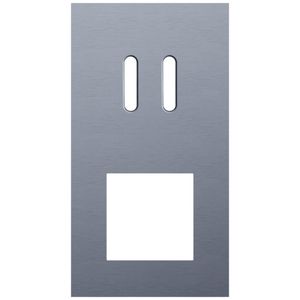 Afdekplaat 2-voud vertic. 71mm centerafst 226-56856