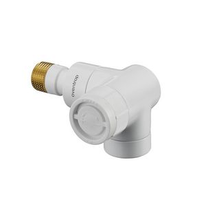 Radiatorafsluiter thermostatisch E (DHR) 1/2" wit