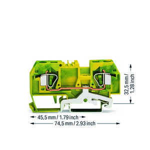 2-draads aardklem 6mm² Ex e II-toep. 907 VVE=50