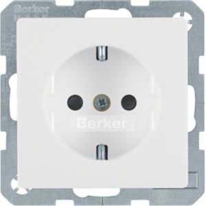 Wandcontactdoos RA aanraakveilig schroef berker Q.1/Q.3/Q.7