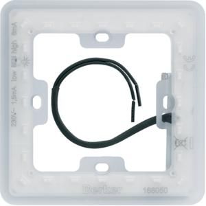 LED-module 230V berker Q.7 verlichte afdekraam type Corona