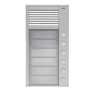 Opbouwbuitenpost 16mm met 6 bellen