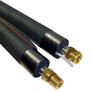 Overgangskoppeling tbv DN16 rvs SOLARFLEX ribbelbuis x 15 mm knel koper