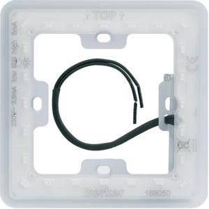 LED-module 230V berker Q.7 verlichte afdekraam type downlight