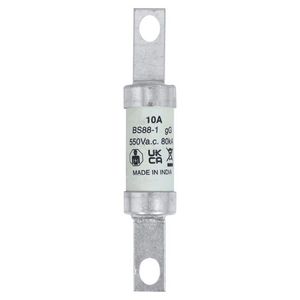 Zekering laagspanning 10A AC 550V 21x114mm gL/gG BS VVE=20