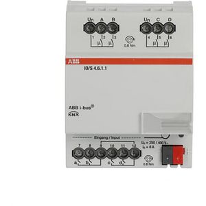Input/Output-aktor KNX 4-voudig DIN-rail (IO/S4.6.1.1)