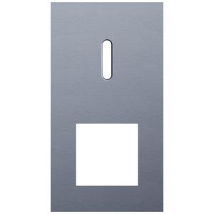 Afdekplaat 2-voud vertic. 71mm centerafst 226-56855