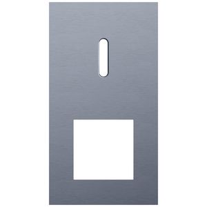 Afdekplaat 2-voud vertic. 71mm centerafst 226-56855
