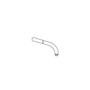 Douche arm vierkant G1/2xG1/2 400mm Ø26