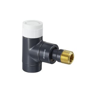 Radiatorafsluiter thermostatisch E haaks 1/2" ant.