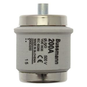 Zekering laagspanning 200A AC 500V D5 56x46mm gL/gG I VVE=10