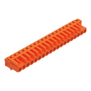 THT FE steker HA raster 5,08mm oranje 232-279 VVE=10