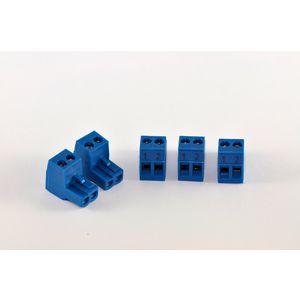Afsluitklem 2-polig blauw 87444040890