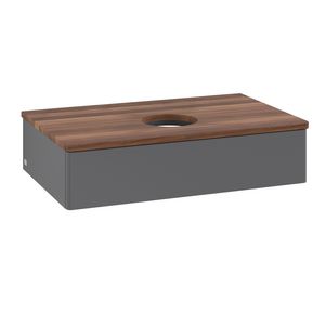 Wastafelonderkast Antao 800x190x500mm Antr. Matt Lacquer K08012GK