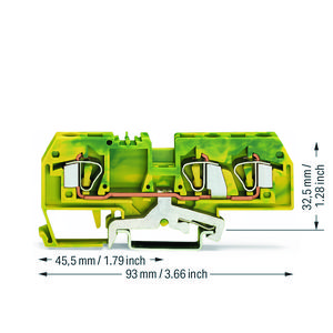 3-draads aardklem 6mm² Ex e II 282-687/999-950 VVE=25