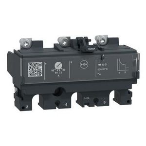 Trip unit NSX100 AC 3P3D 80A TMD ComPact